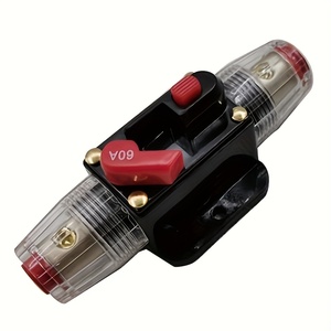 Disjoncteur miniature 12V24V CC pour autoradio stéréo, interrupteur manuel 100A, porte-fusible <span class=keywords><strong>automobile</strong></span>, disjoncteurs électriques - Product Image 2