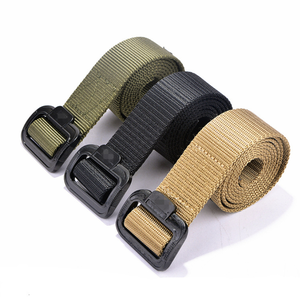 เข็มขัดผ้าแคนวาส HB9298 ขนาด 120 ซม. พร้อมหัวเข็มขัดพลาสติกแบบวงแหวน D - Product Image 2