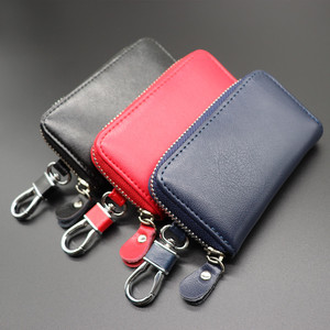 Unisex Da Bò <span class=keywords><strong>Key</strong></span> Chủ Dây Kéo Công Suất Lớn Đa Chức Năng Có Thể Khóa <span class=keywords><strong>Key</strong></span> Chủ Không Thấm Nước Thời Trang Chủ Thẻ Kho - Product Image 5