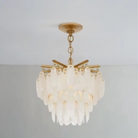 Luminaires en albâtre de luxe sur mesure, décoration suspendue pour salon, restaurant