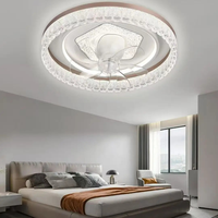 Lámpara de Techo Duradera, Moderna y Elegante, con Textura Stardust, Panel LED con Ventilador, Proveedor Mayorista de Fábrica China