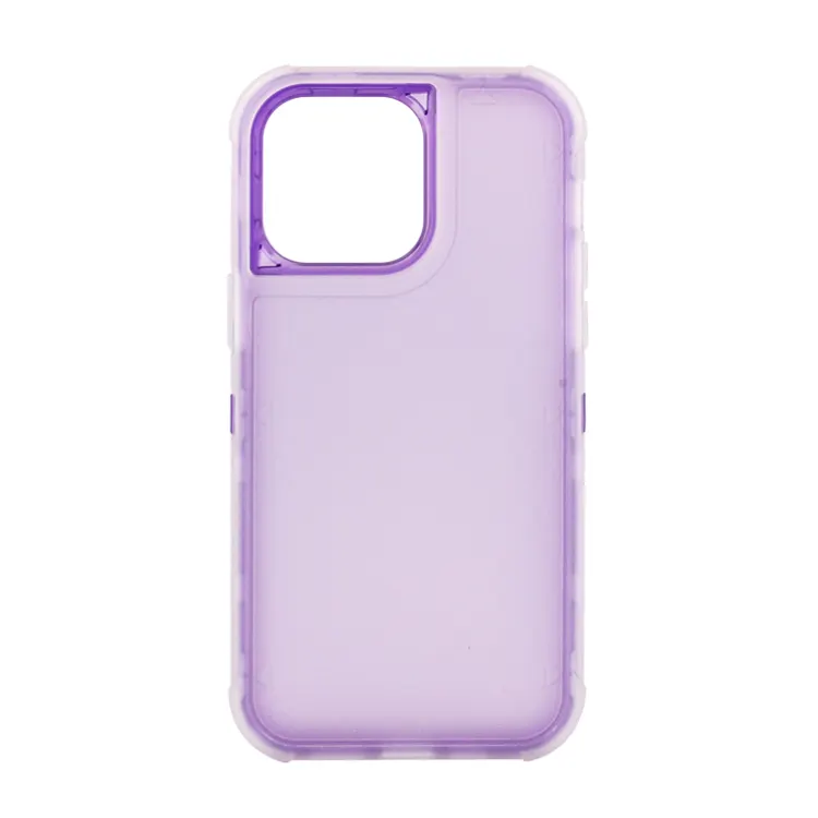 Verteidigung drei-in-einem transparente farbige Handyhülle für iPhone Samsung