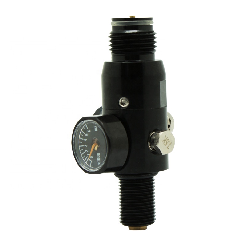 Регулятор воздушного бака 4500psi 800psi/1800psi/2200psi Выходное давление Резьба 5/8 ''-18UNF HPA Клапан