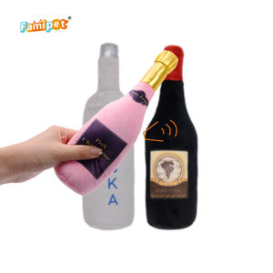 Famipet Custom Champagne Series Design farcito Soft <span class=keywords><strong>Dog</strong></span> Squeaky <span class=keywords><strong>Toy</strong></span> <span class=keywords><strong>Pet</strong></span> peluche per cane - Product Image 3