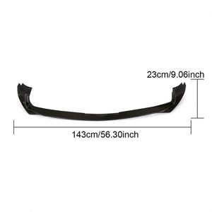 Divisores delanteros de fibra de carbono para coche, accesorio para <span class=keywords><strong>Alfa</strong></span> Romeo Stelvio Sport Utility, 4 puertas, 2017-2018, 3 unidades - Product Image 2