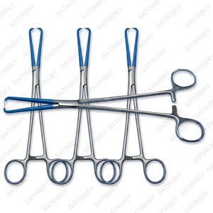 ชุดเครื่องมือผ่าตัดนรีเวชวิทยาแบบใช้มือ SCHROEDER Tenaculum Forceps  ทำจากสแตนเลสสตีล  พร้อมตะขอเกี่ยวคม  CE SATINSKY - Product Image 2