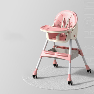 Chaise haute multifonctionnelle réglable pour bébé, en plastique, pour enfants et tout-petits, RHS-HC2, Chine - Product Image 4