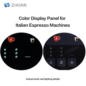 لوحة مفاتيح غشائية ملونة تعمل باللمس مخصصة لماكينة القهوة الإيطالية، مصنوعة من مواد PET/PC - Product Image 4