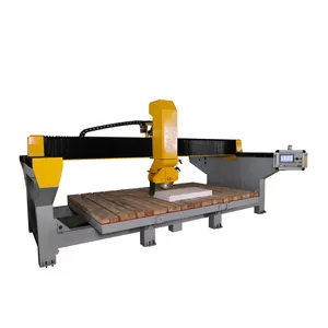 CNC Stone Block Bridge Saw Cutting 90/360 Dynamic Bridge Saw Stone Router Granite Bridge Saw Stone Engraving Machine