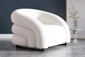 Lazy Wind Pink Single <b>Sofa</b> for <b>Small</b>-Living Space Living Room Bedroom Balcony Cream Style Furniture Trendy Casual <b>Sofa</b> Chair - Product Image 2