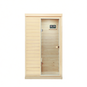 Mini Sauna de Infrarrojos Lejanos Hemlock para Interiores con Puerta Derecha y Conexión a la Red 220-240V - Product Image 1
