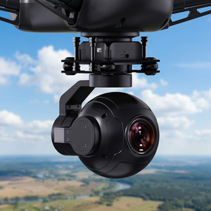 Caméra industrielle à cardan 3 axes ZR10, zoom optique 10x, résolution 2K, suivi IA, contrôle Ethernet, poids léger 390g pour drone UAV - Product Image 1