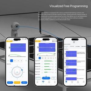Pusun 도라 탁구 로봇 서브 머신 실내 홈 트레이너 APP 제어 무료 프로그래밍 자동 서브 - Product Image 4