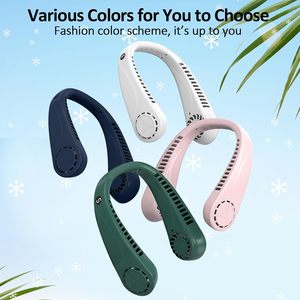 2026 Hanging Portable <b>Neck</b> <b>Fan</b> LED Digital Display Outdoor Rechargeable Bladeless <b>Fan</b> 5 Gear Mini Leafless <b>Neck</b> Cooler - Product Image 6