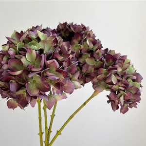 Fiori artificiali 48cm in lattice verde <span class=keywords><strong>viola</strong></span> fiori artificiali di alta qualità per <span class=keywords><strong>la</strong></span> decorazione di nozze - Product Image 4