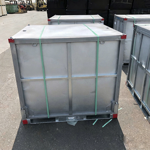 Contenitore <span class=keywords><strong>Pallet</strong></span> in Metallo Pieghevole, Impilabile, Durevole, in Acciaio Zincato per Trasporto e Stoccaggio in Magazzino - Product Image 5