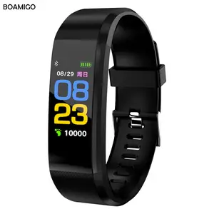 Pulsera inteligente relojes de muñeca Monitor de ritmo cardíaco presión de la sangre de las mujeres de los hombres pulsera digital reloj deportivo para IOS Android Teléfono