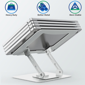 ขาตั้งแท็บเล็ตโลหะทั้งหมดปรับได้อเนกประสงค์ขาตั้ง <span class=keywords><strong>iPad</strong></span> แบบพกพาพร้อมโต๊ะรองรับแท็บเล็ตยืดหยุ่นได้ - Product Image 4