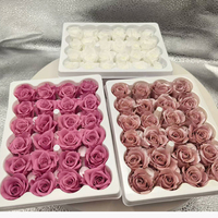 Têtes de roses séchées en gros, têtes de fleurs de roses préservées, éternelles, immortelles, véritables, naturelles, fleurs artificielles 1-2cm pour mariage et DIY