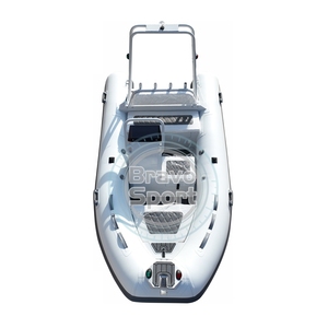 Sport 12ft RIB <span class=keywords><strong>360</strong></span> <span class=keywords><strong>coque</strong></span> en aluminium certifiée CE Hypalon/PVC bateau gonflable rigide pour l'aviron - Product Image 6
