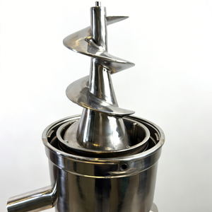Extracteur de jus professionnel à grande capacité en acier inoxydable avec alimentation automatique <span class=keywords><strong>verticale</strong></span> et large <span class=keywords><strong>goulotte</strong></span> pour fruits (pommes, oranges) - Product Image 4