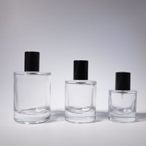 Low Price Wholesale Round Crimp Clear <b>Empty</b> Refillable Perfume Glass <b>Bottle</b> 30ml 50ml 100ml Unique Perfume <b>Spray</b> <b>Bottle</b> - Product Image 3