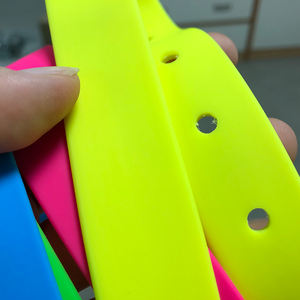 Collier intelligent XL pour chien, en nylon enduit de PVC souple, avec rivets décoratifs, écologique, durable, imperméable, motif uni – Vente chaude - Product Image 6