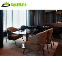 Sofá moderno de cabina de comedor de cuero individual para restaurantes comerciales, cafeterías, hoteles, escuelas, cocina de diseño americano, uso en sala de estar