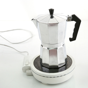 Seecin Pulido Aluminio <span class=keywords><strong>6</strong></span> <span class=keywords><strong>Tazas</strong></span> Aluminio Italiano Espresso Coffee Moka Pot Stove-top Espresso Coffee Maker - Product Image 2