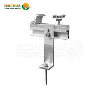 Accessoires de système de montage solaire Egret, industriel, domestique, en alliage d'aluminium anodisé, pieds longs de 150 mm
