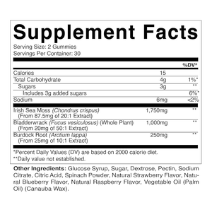 Suplemento de etiqueta privada OEM para gomitas de musgo marino con soporte inmunológico energético - Product Image 2