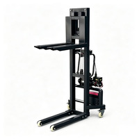 Nouveau chariot élévateur à fourche compact, portable et détachable, 300 kg, 1,6 m, à batterie, pour le levage d'éclairages de scène et de haut-parleurs, et le chargement/déchargement de marchandises