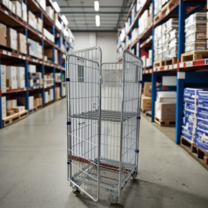 Kho 4-bánh xe GẤP LƯỚI cấu trúc hậu cần xe đẩy - Product Image 3