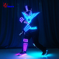 Trajes de Baile Tron Inalámbricos 433, Estilo Futurista, Ropa Luminosa para Actuaciones de Hip Hop y Baile de Salón