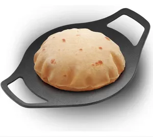 Karahi Indian Roti Iron Tawa Pan For Chapati Bread Cooking Utensil 9.5 inch  