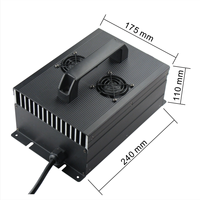 Cargador de Batería Inteligente de 3KW IP66 24/36/48/60/72 Voltios 80A 70A 60A 50A 40A 30A 48V 24V 96V 84V Integrado para Automóviles, Embarcaciones y Vehículos