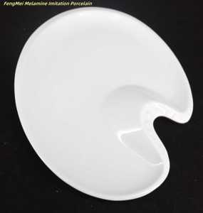 จานอาหาร<span class=keywords><strong>เมล</strong></span>ามีนรูปทรงแปลกตา ปลอดสาร BPA เป็นมิตรกับสิ่งแวดล้อม สำหรับร้านอาหารและโรงแรม ทนทาน ไม่แตกหัก เหมาะสำหรับอาหารตะวันตก - Product Image 3