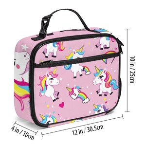 Nuova <span class=keywords><strong>Borsa</strong></span> Porta Pranzo per Studenti con Design Cartoon, <span class=keywords><strong>Borsa</strong></span> Pranzo <span class=keywords><strong>Unicorno</strong></span> per Bambini, Graziosa <span class=keywords><strong>Borsa</strong></span> Pranzo per Ragazze - Product Image 6