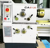 Tour universel horizontal CA6136, machine à tournage manuelle de haute précision pour l'usinage en atelier
