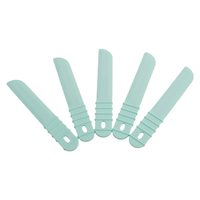 Bâtonnets d'agitation en silicone réutilisables, spatules à cire antiadhésives, grattoirs pour l'épilation, bâtonnets à cire et applicateurs d'épilation pour la maison et le salon