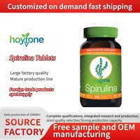 OEM Private Label Reine Spirulina-Tabletten Veganes Supernahrungsergänzungsmittel für Immun- und Herz-Kreislauf-Gesundheit