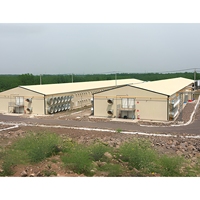 Structure de poulailler préfabriquée haute résistance, résistante au vent, en acier galvanisé, pour la construction de bâtiments d'élevage avicole, marque JIEKE