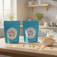 Sachets Doypack Personnalisés en PE Stratifié de Qualité Alimentaire Refermables pour Lait en Poudre, Céréales, Préparations pour le Petit-Déjeuner et Gelée
