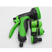 Gran oferta, boquilla para manguera de jardín, plástico duradero, 10 funciones, tubo de manguera mágica para jardín, pistola pulverizadora de agua expandible