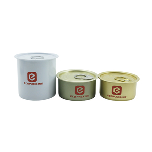 Emballage <span class=keywords><strong>de</strong></span> <span class=keywords><strong>caviar</strong></span> <span class=keywords><strong>de</strong></span> <span class=keywords><strong>boeuf</strong></span> couvercle à ouverture facile boîte en métal blanc boîtes <span class=keywords><strong>de</strong></span> conserve rondes pour emballage <span class=keywords><strong>de</strong></span> thon alimentaire - Product Image 3