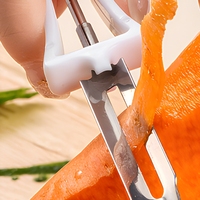 Roestvrijstalen mes fruit- en groenteschiller keukengereedschap voor het schillen en snijden van aardappelen en wortelen