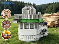 Presse à granulés de biomasse LUODATE 10-25tph pour la production de biocarburant, à partir de sciure de bois, de coques de riz, de paille et de coques de palmier