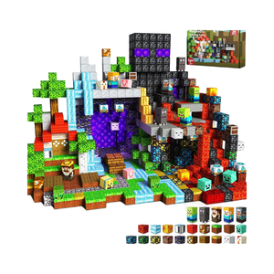 Blocs magnétiques 2CM Mine <span class=keywords><strong>Craft</strong></span> STEM Cubes éducatifs certifiés EN71 & CPC Tuiles magnétiques Cubes - Product Image 2