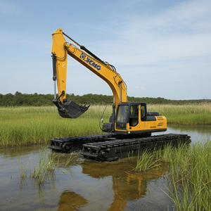 Ponton d'excavatrice amphibie stable et sûr en <span class=keywords><strong>acier</strong></span> haute résistance avec <span class=keywords><strong>prix</strong></span> compétitif direct usine - Product Image 2