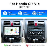Radio Junsun con Carplay y Android Auto inalámbrico para Honda CRV CR-V 3 2007-2011, reproductor de DVD para coche, 2 DIN, multimedia, estéreo, GPS, navegador, RDS
